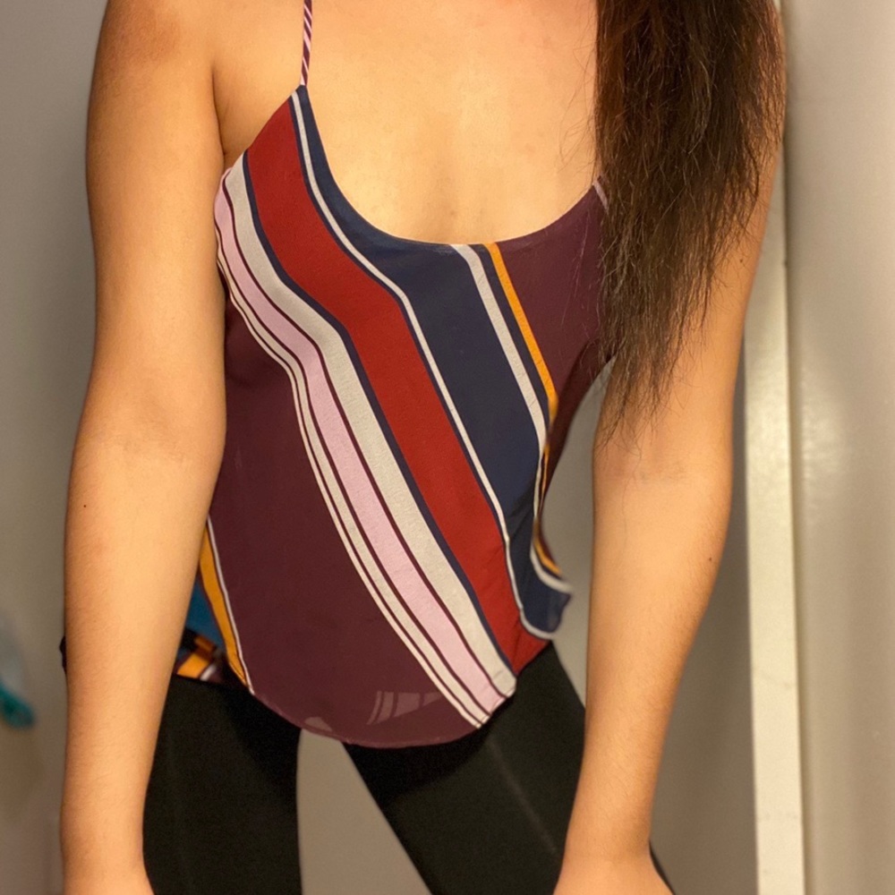 Colorful halter top